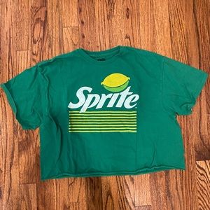 Sprite cropped T-shirt